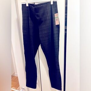 Black plaid pants. New with 🏷️